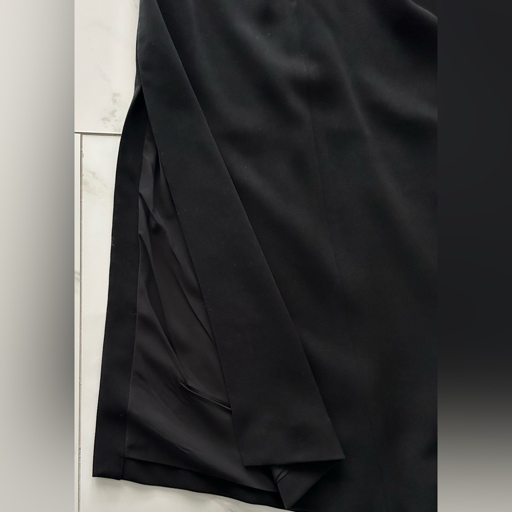 Third Form Black Asymmetric Midi Dress - Picture 8 of 8